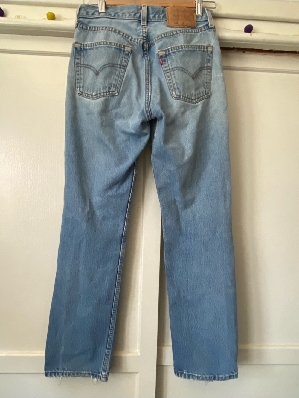 Levi's For Women 501 Y2K Distressed Denim Jeans with Button Fly